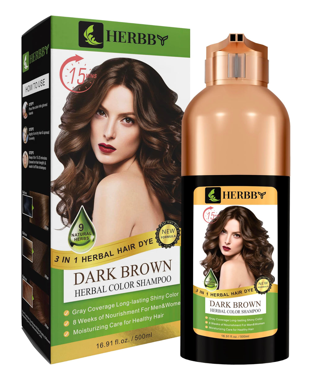 HERBBY before-after frames shade variation by natural hair color