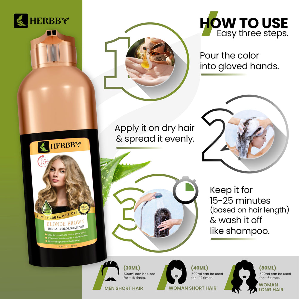 HERBBY easy at-home application demonstrates salon-like results