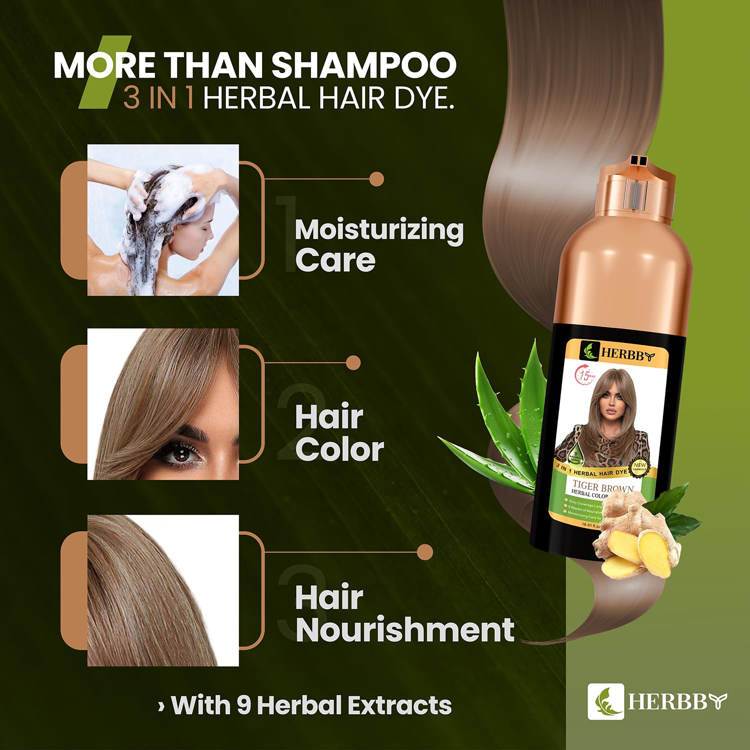 HERBBY packaging with ingredients list and usage notes