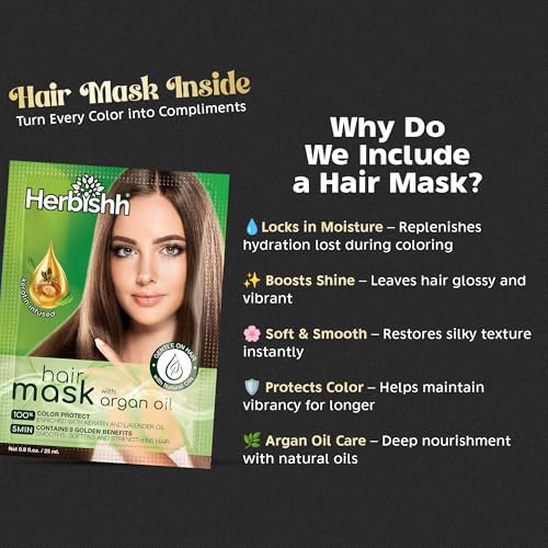 Herbishh 500ml dye shampoo bottle for multiple color applications