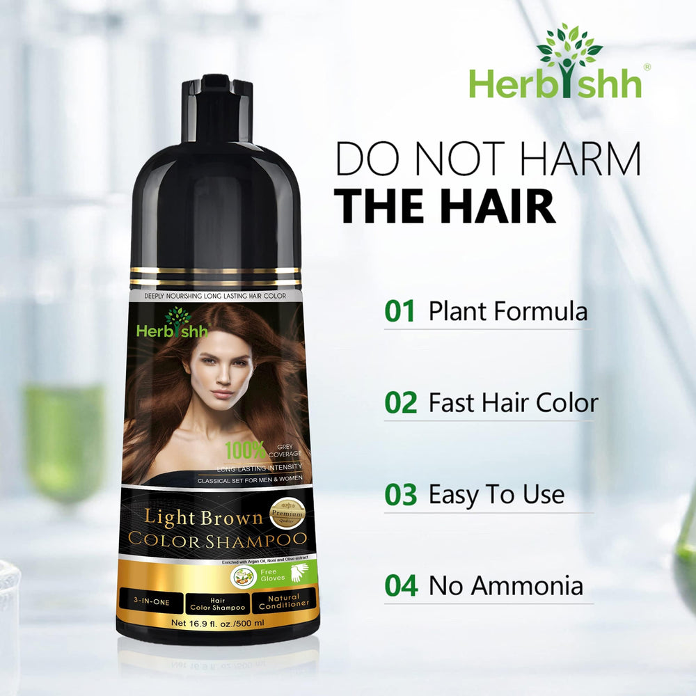 Herbishh 500 ml bottle supports multiple at-home colorings.