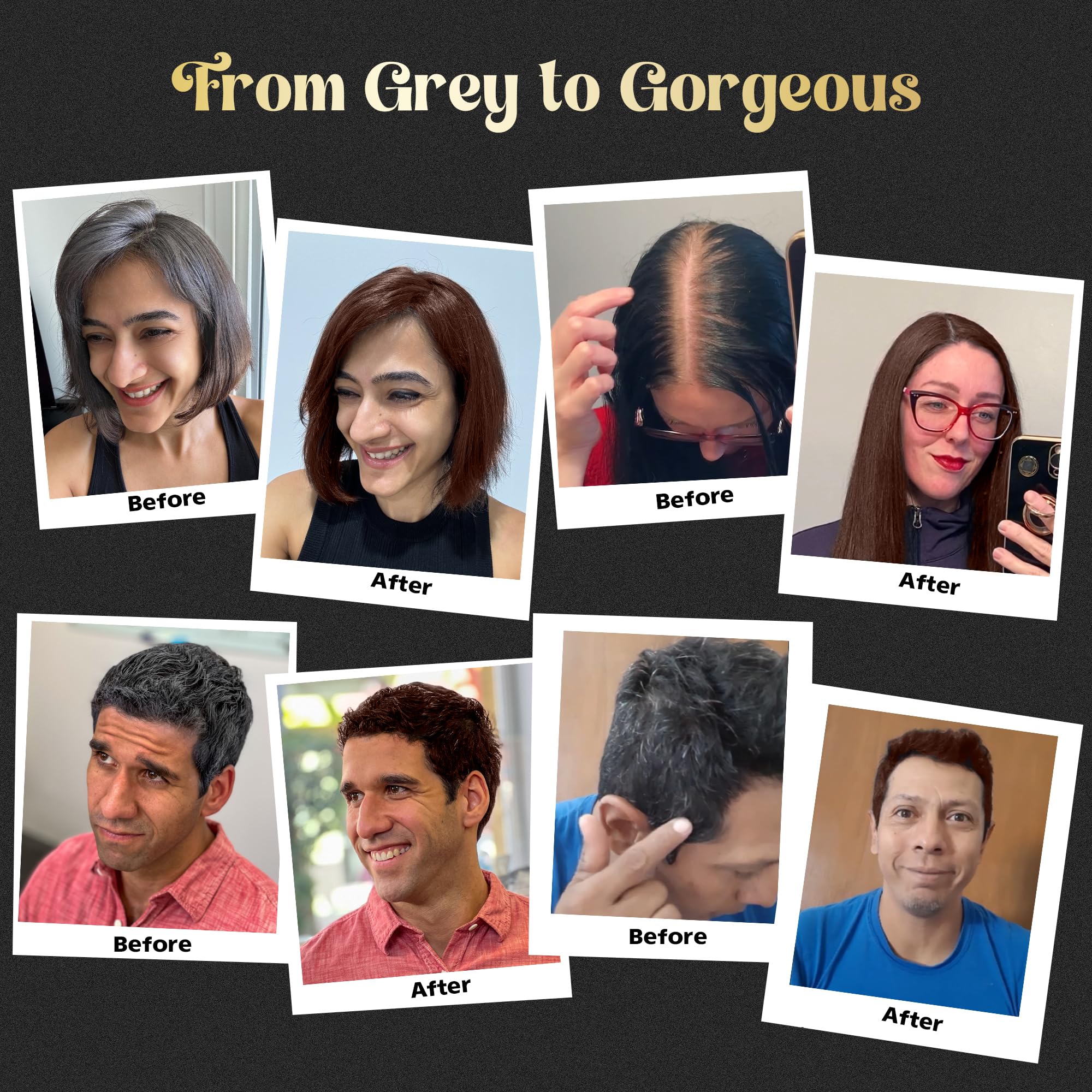 Herbishh color shampoo suits all hair types for men and women