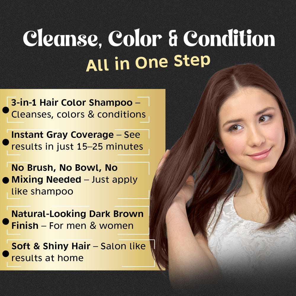 Herbishh color shampoo with argan oil nourishes strands during coloring