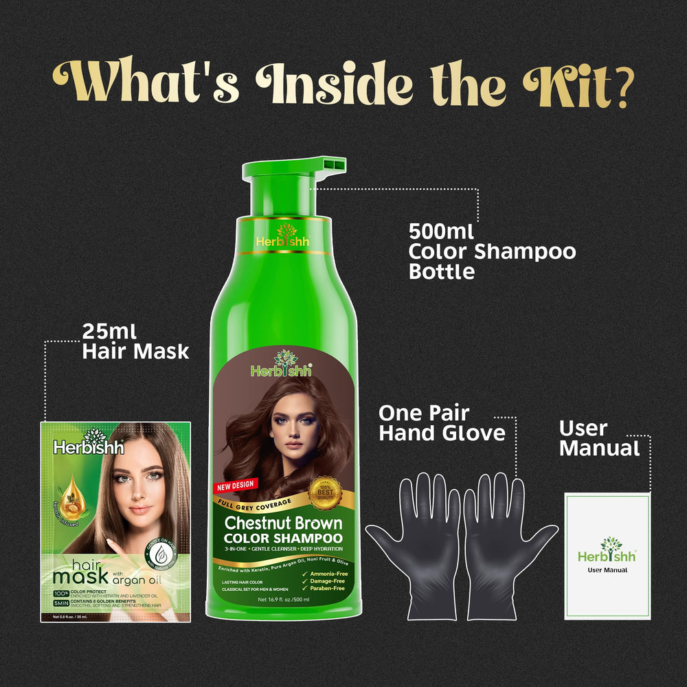 Herbishh color shampoo lasts 2-3 weeks with regular washing