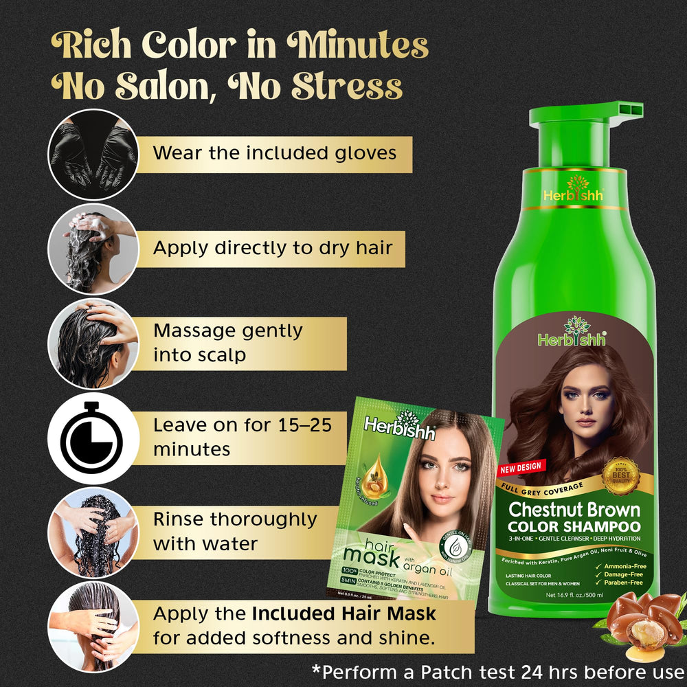 Herbishh ammonia-free formula supports a gentler at-home color experience