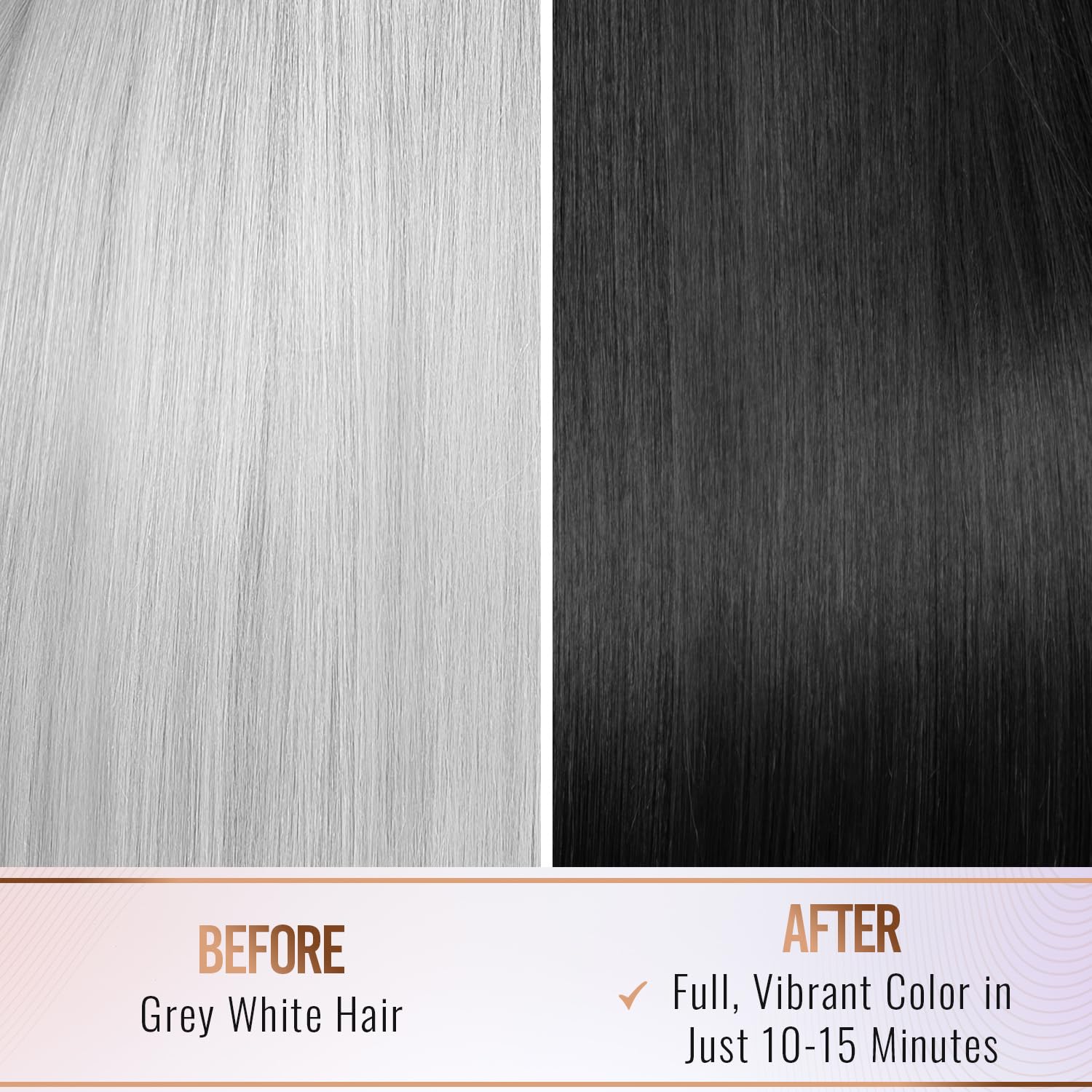 Herbishh hair color shampoo application demonstrating easy use.