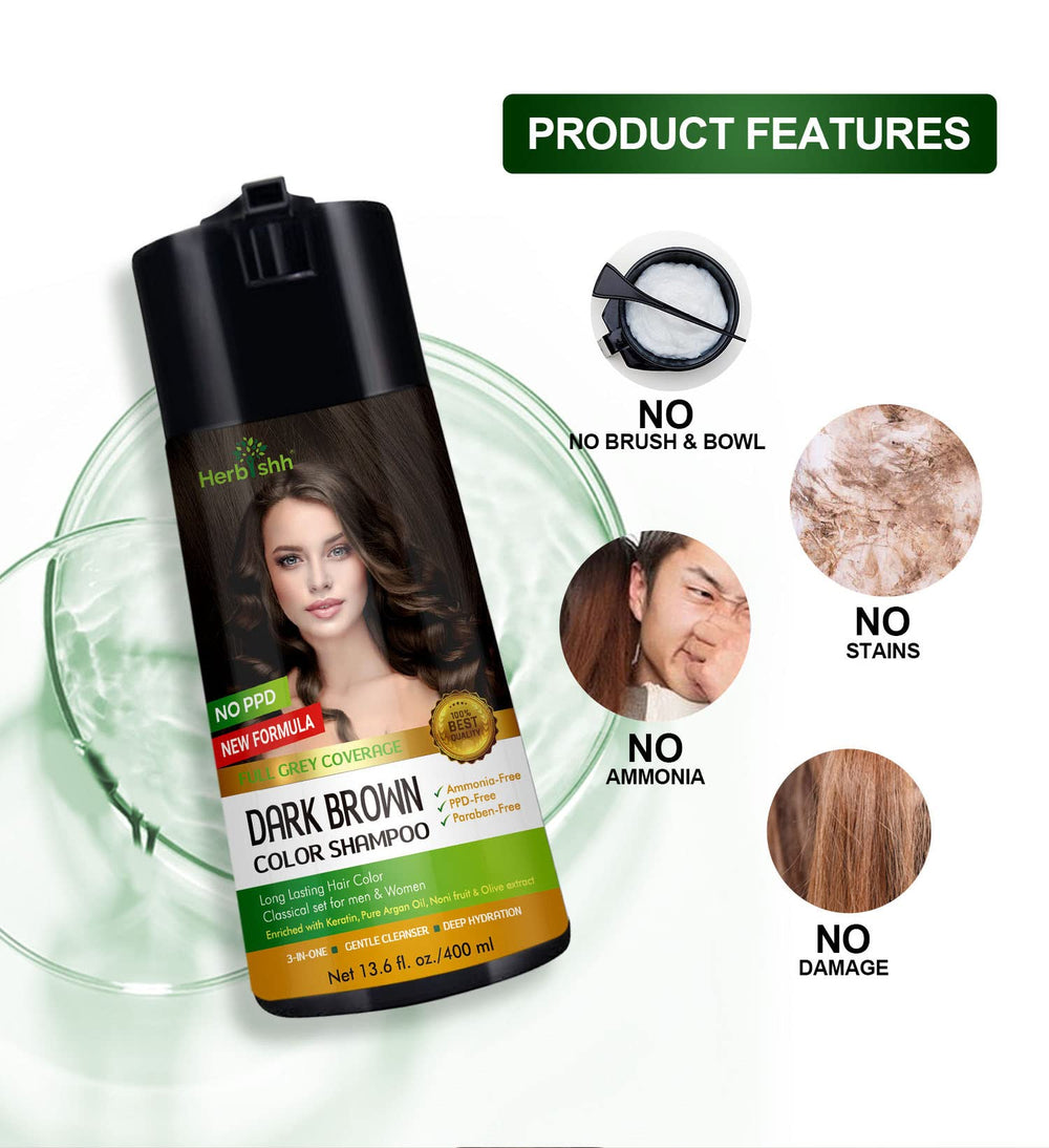 Argan oil and natural extracts imagery for Herbishh shampoo