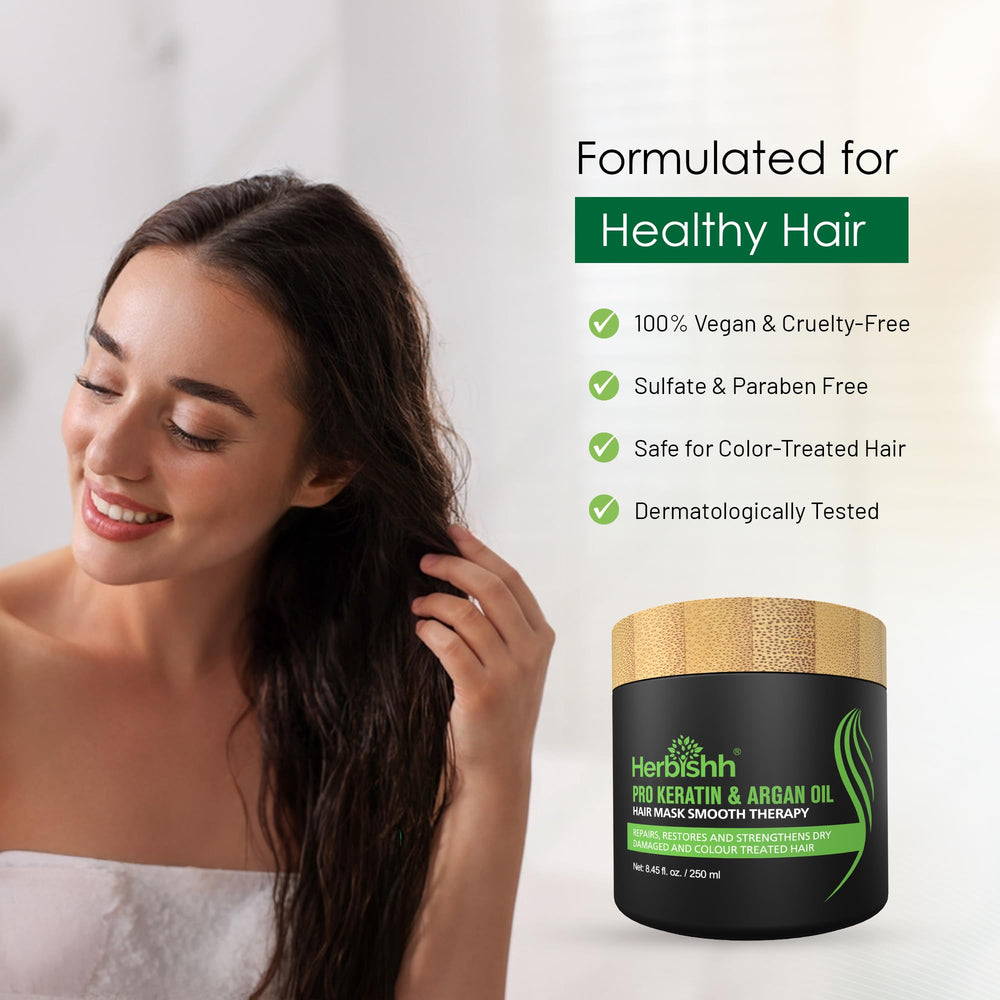 Repara daño seco con la mascarilla Argán Herbishh.