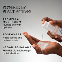 HERBIVORE Pink Cloud Cleanser with rosewater infusion for gentle cleansing.