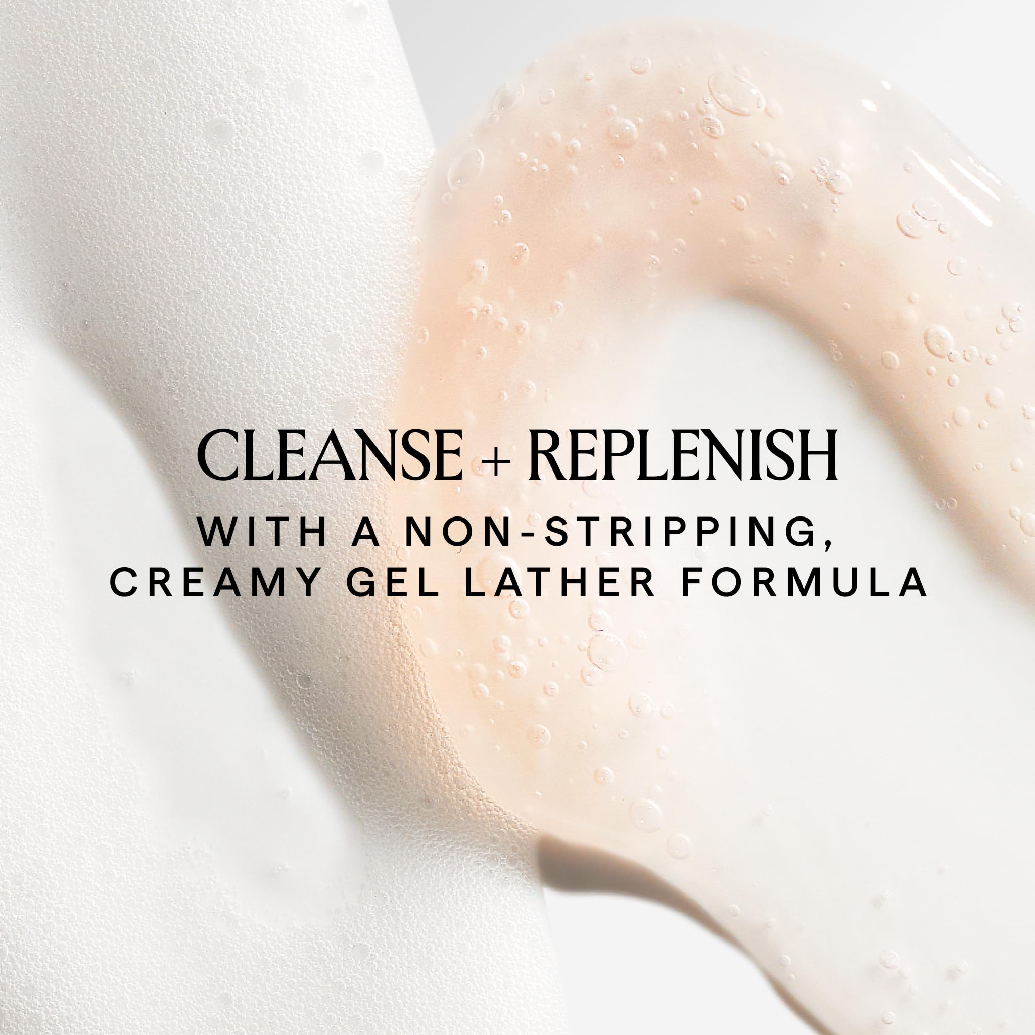 HERBIVORE Pink Cloud Cleanser featuring squalane for hydrated skin.