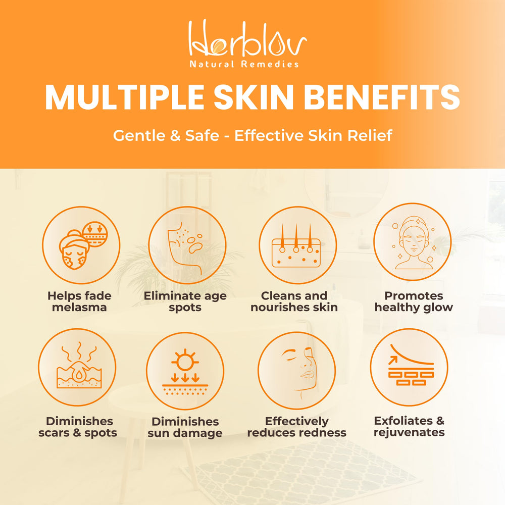Herblov Ducha con Cúrcuma: tono dorado y aplicación suave para piel uniforme.