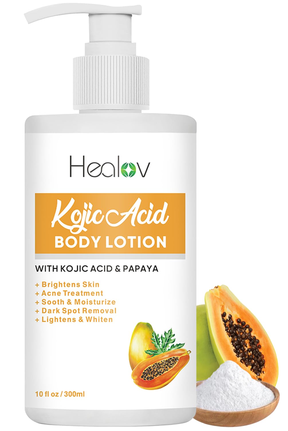 Herblov Loción de ácido kojico iluminando el rostro y unificando el tono