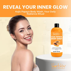 Herblov Turmeric powder spotlight emphasizes natural balance in the formula.