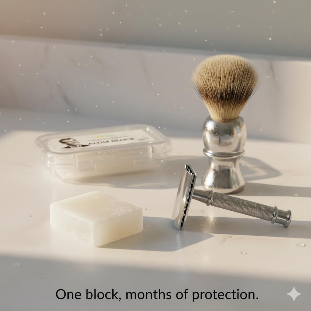 Herbs Botanica alum block compact-size 3.5 oz fits in any grooming kit