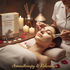 Mascarilla facial con sándalo de Herbs Botanica para limpieza suave
