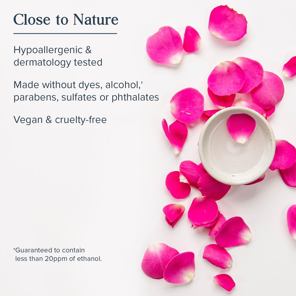 Heritage Store agua de rosas: cuidado del cabello para suavidad y aroma agradable.