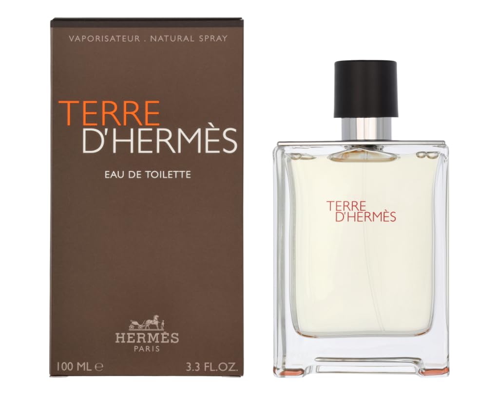 Hermès Terre d’Hermès bottle front; versatile, sophisticated everyday fragrance.