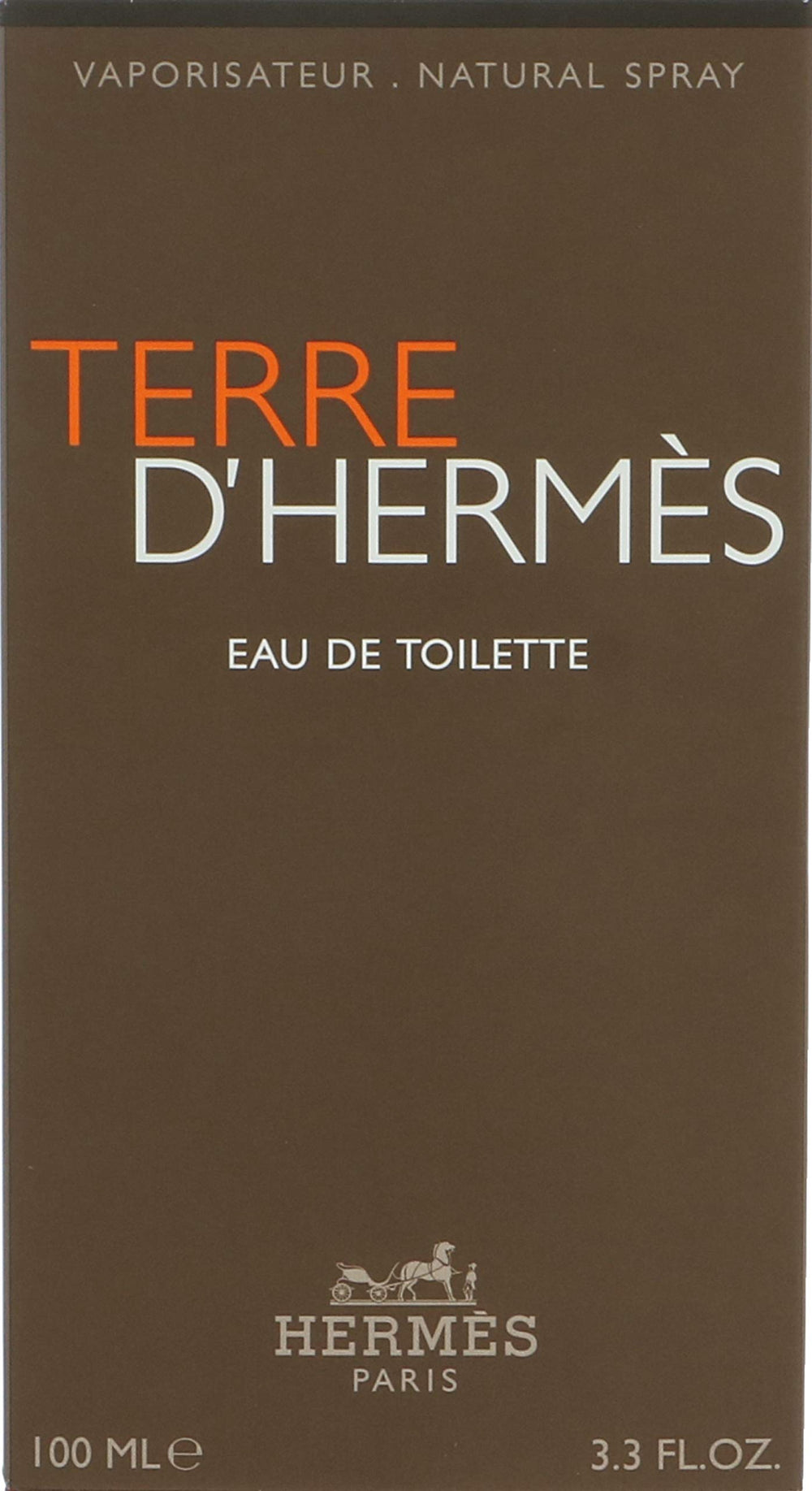 Hermès Terre D’Hermès bottle front view, a versatile scent for everyday wear.
