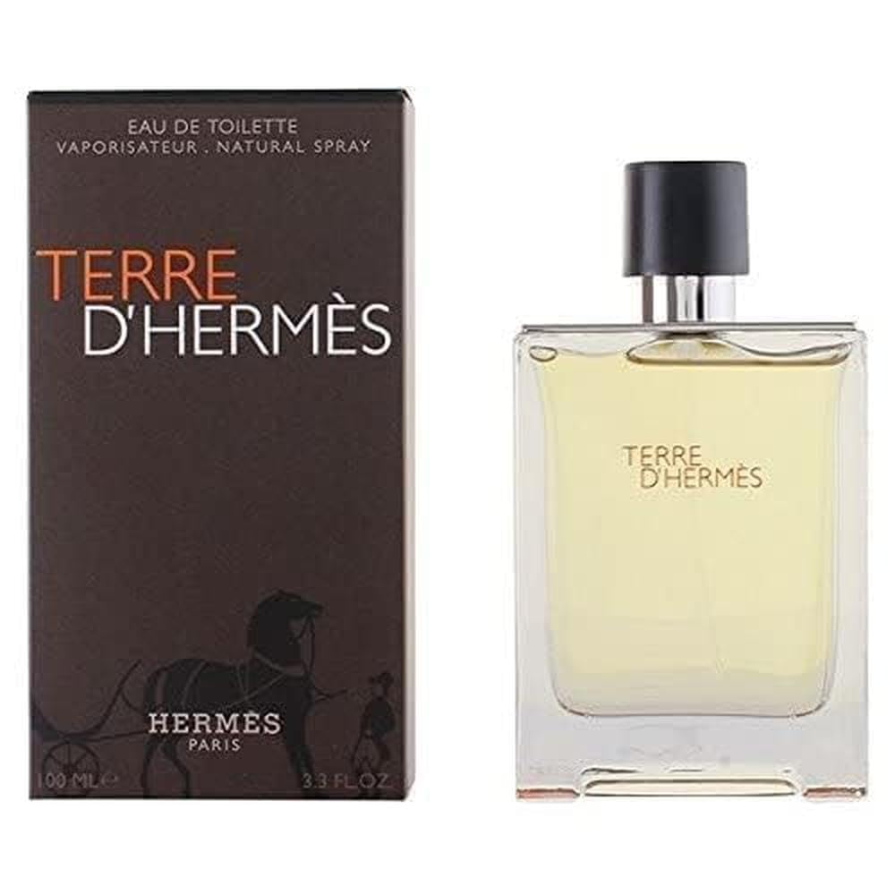 Hermès Terre d'Hermès packaging box conveys gift-ready elegance and refinement.