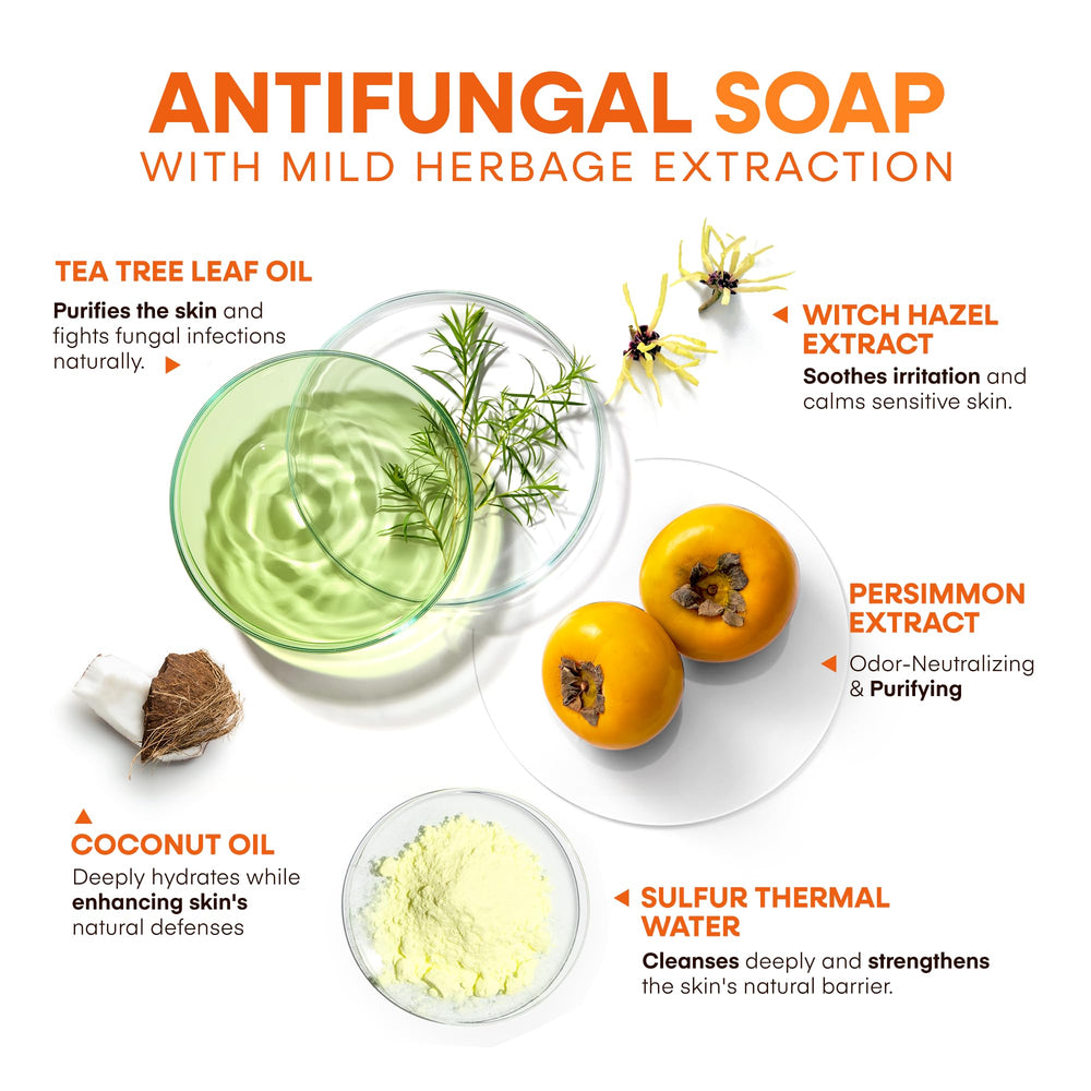 Hermon Antifungal Soap Bar for feet care after activity