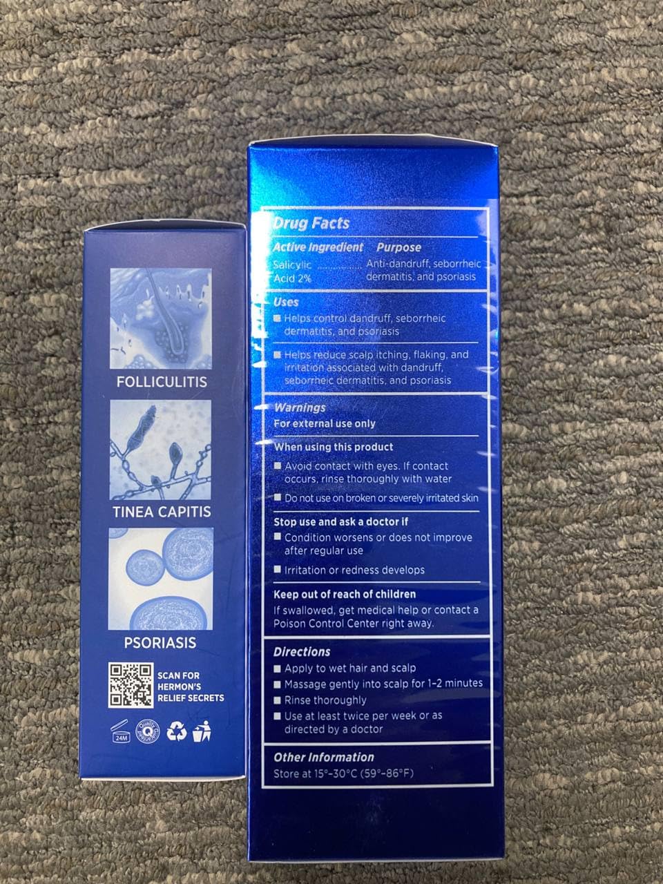 Hermon Folliculitis application steps guide easy at-home use.