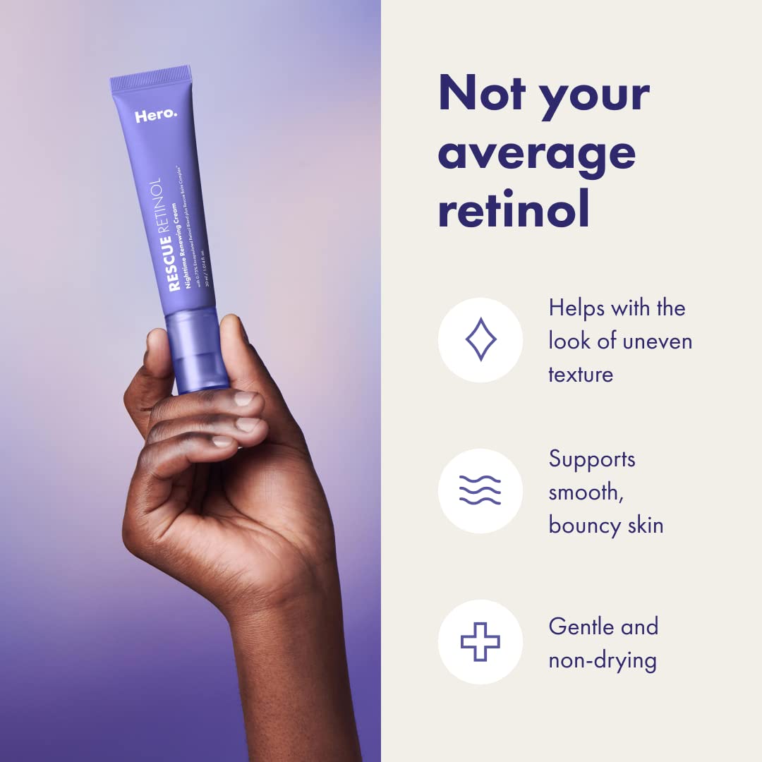 Aceite de squalane en Rescate Retinol ofrece hidratación ligera y calmante