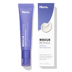 Rescate Retinol de HERO COSMETICS: textura irregular suavizada para una piel más uniforme