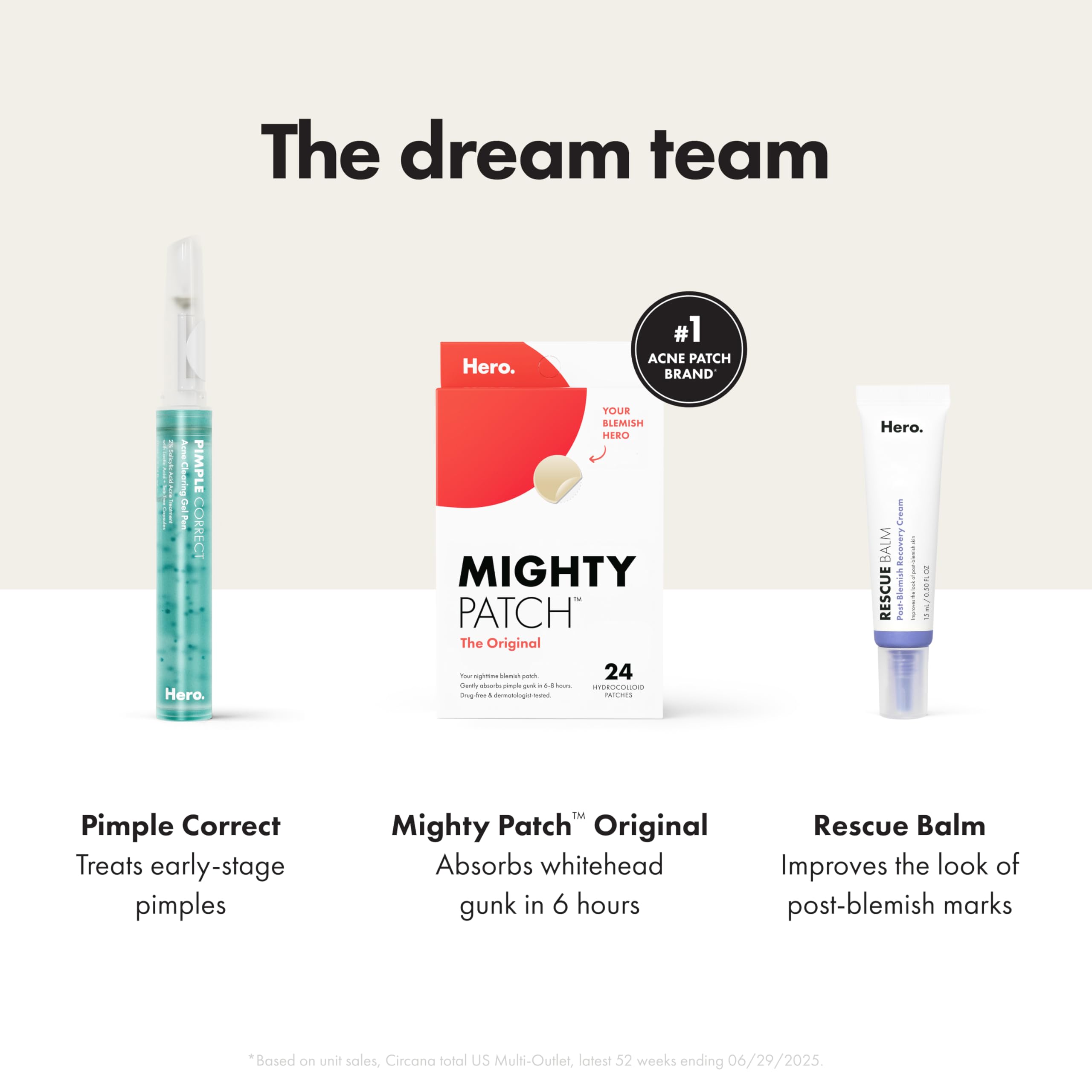 Rescue Balm de HERO COSMETICS, tamaño de viaje para retoques