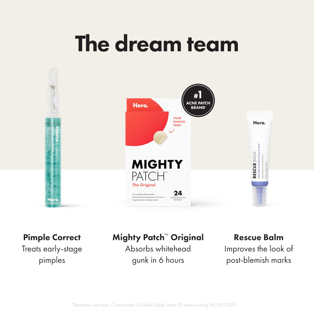 Rescue Balm de HERO COSMETICS, tamaño de viaje para retoques