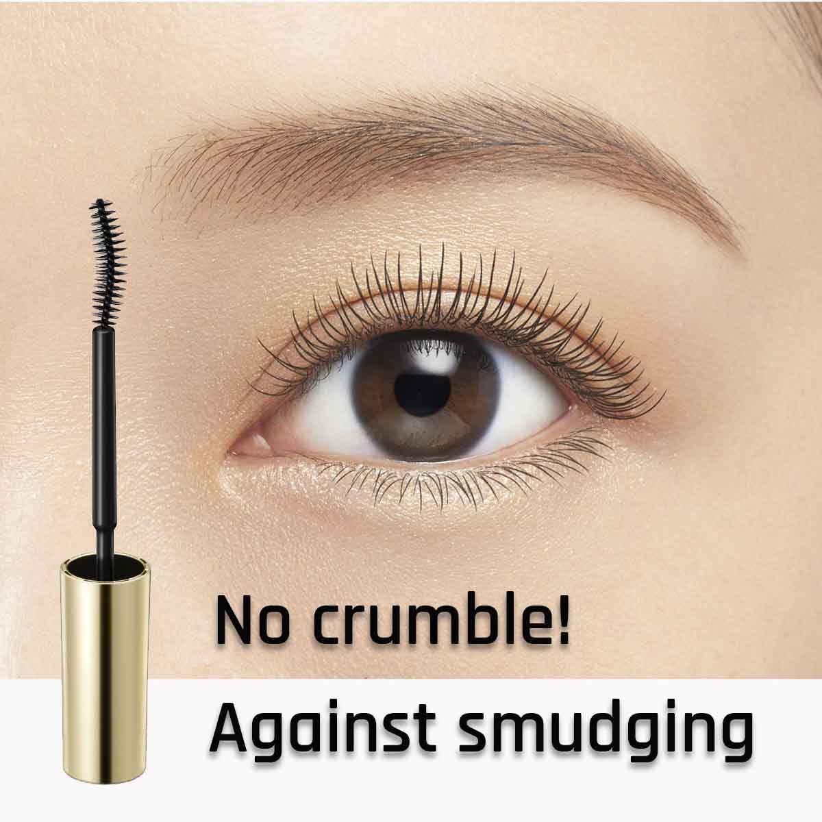 Heroine Make lashes before and after show dramatic length and lift.