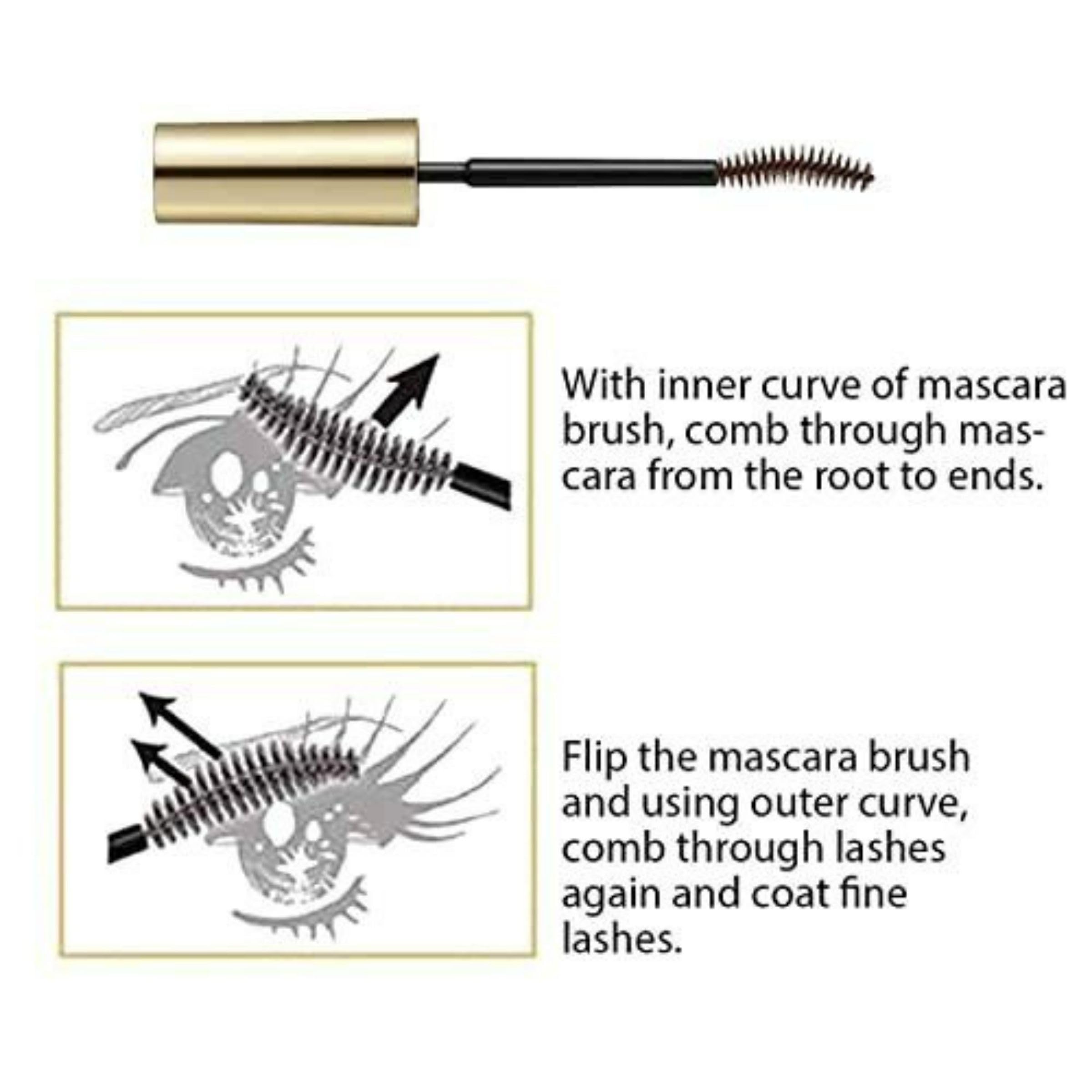 Heroine Make formula features Camellia and Argan oils for lash conditioning.