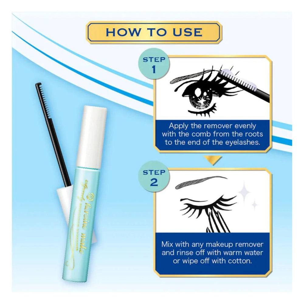 Heroine Make desmaquillante rápido para ojos: disuelve rímel resistente con precisión