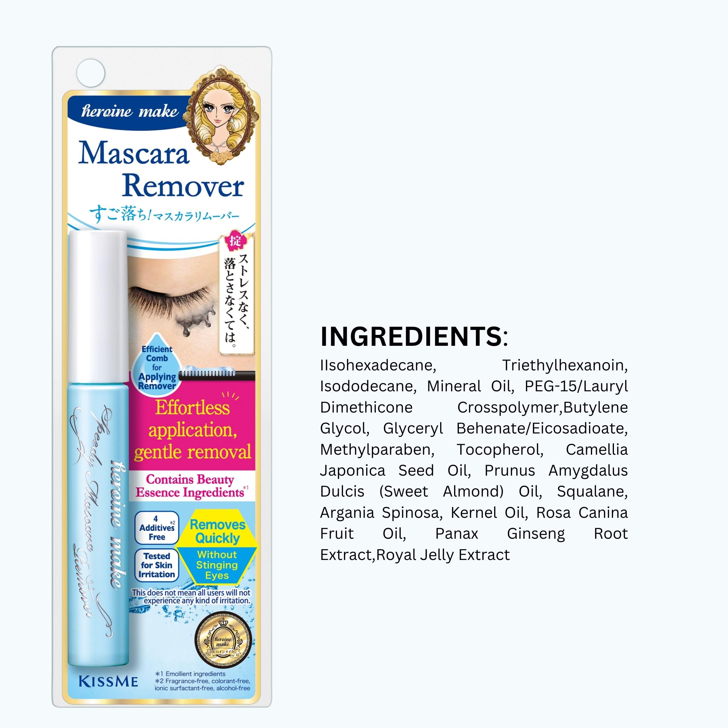 Heroine Make desmaquillante rápido para ojos: envase compacto ideal para viajes