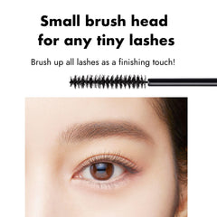 Heroine Make KissMe Mascara se retira con agua tibia y limpiador