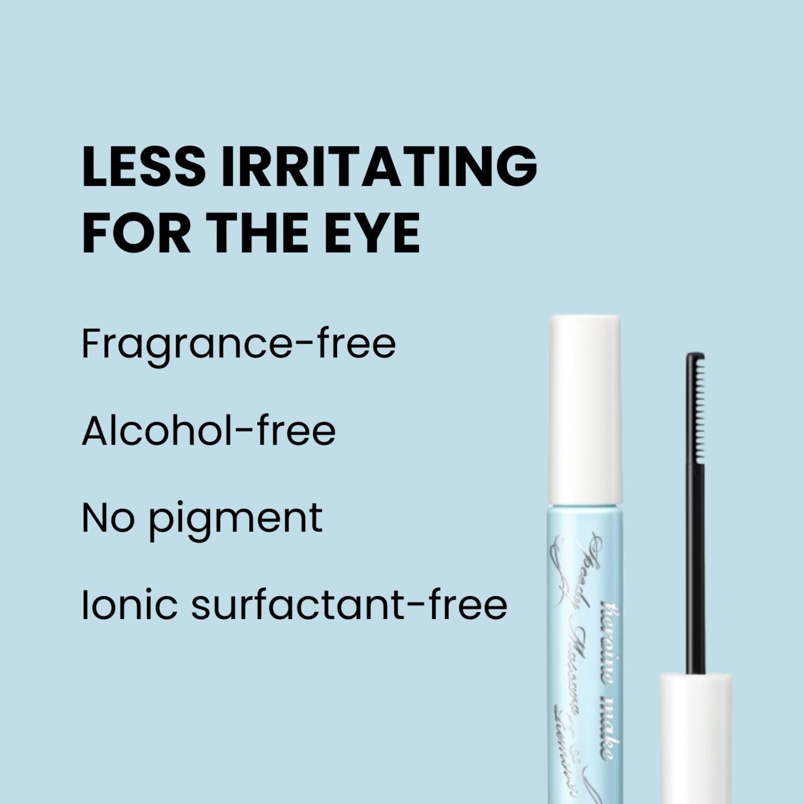 Heroine Make lashes show defined volume with curl.
