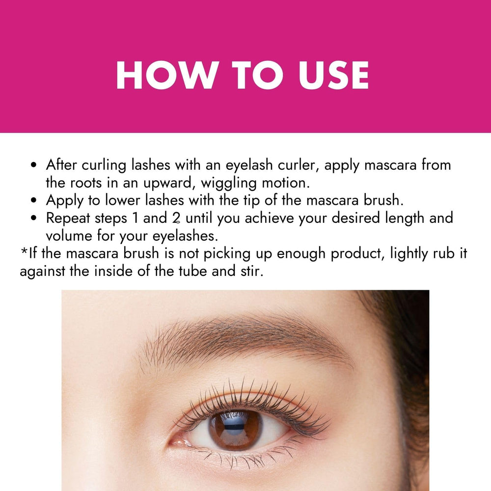 Heroine Make contains camellia oil and argan for lash nourishment