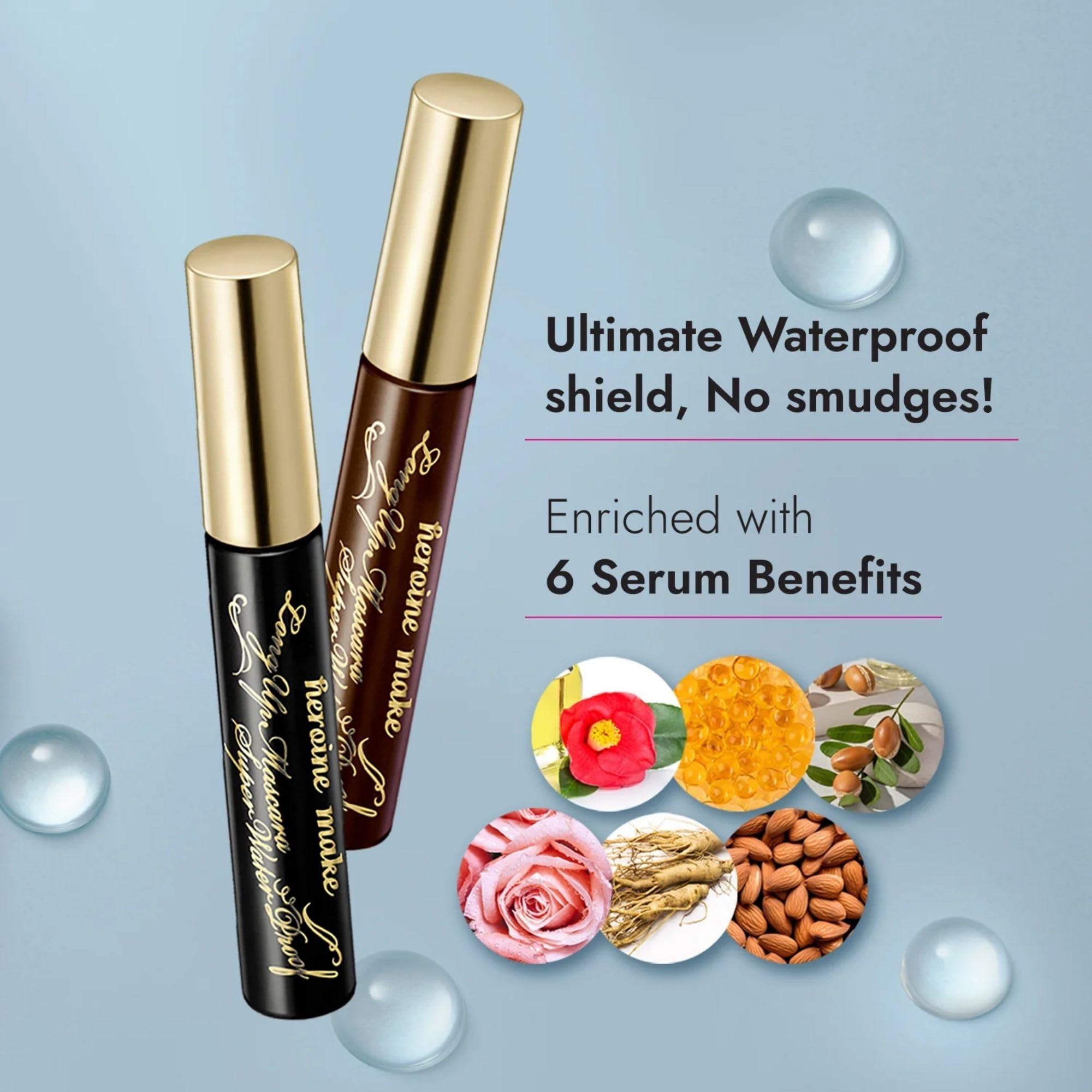 Heroine Make Long Up Mascara: resistencia al agua para uso diario