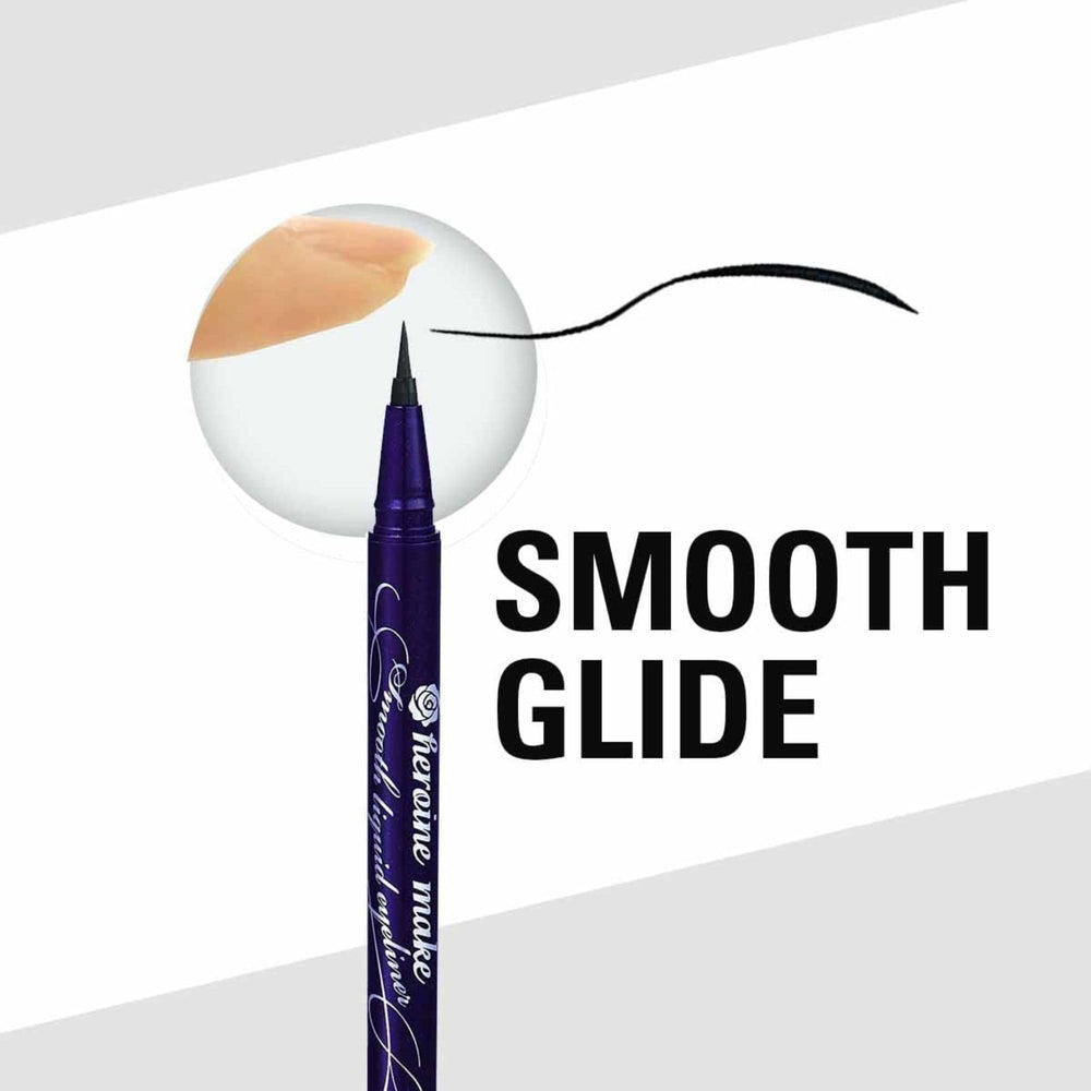 Heroine Make long-lasting black liquid eyeliner for day-to-night definition.