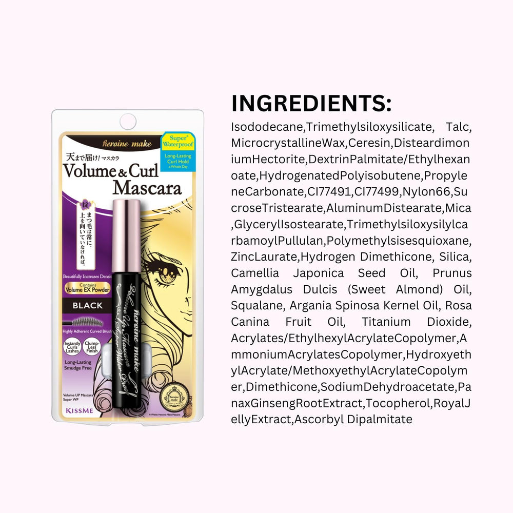 Heroine Make made in Japan ensures reliable quality and standards.