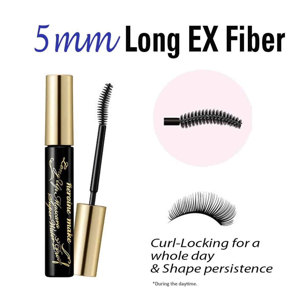 Heroine Make smudge-proof wear keeps lashes crisp and panda-eye free.