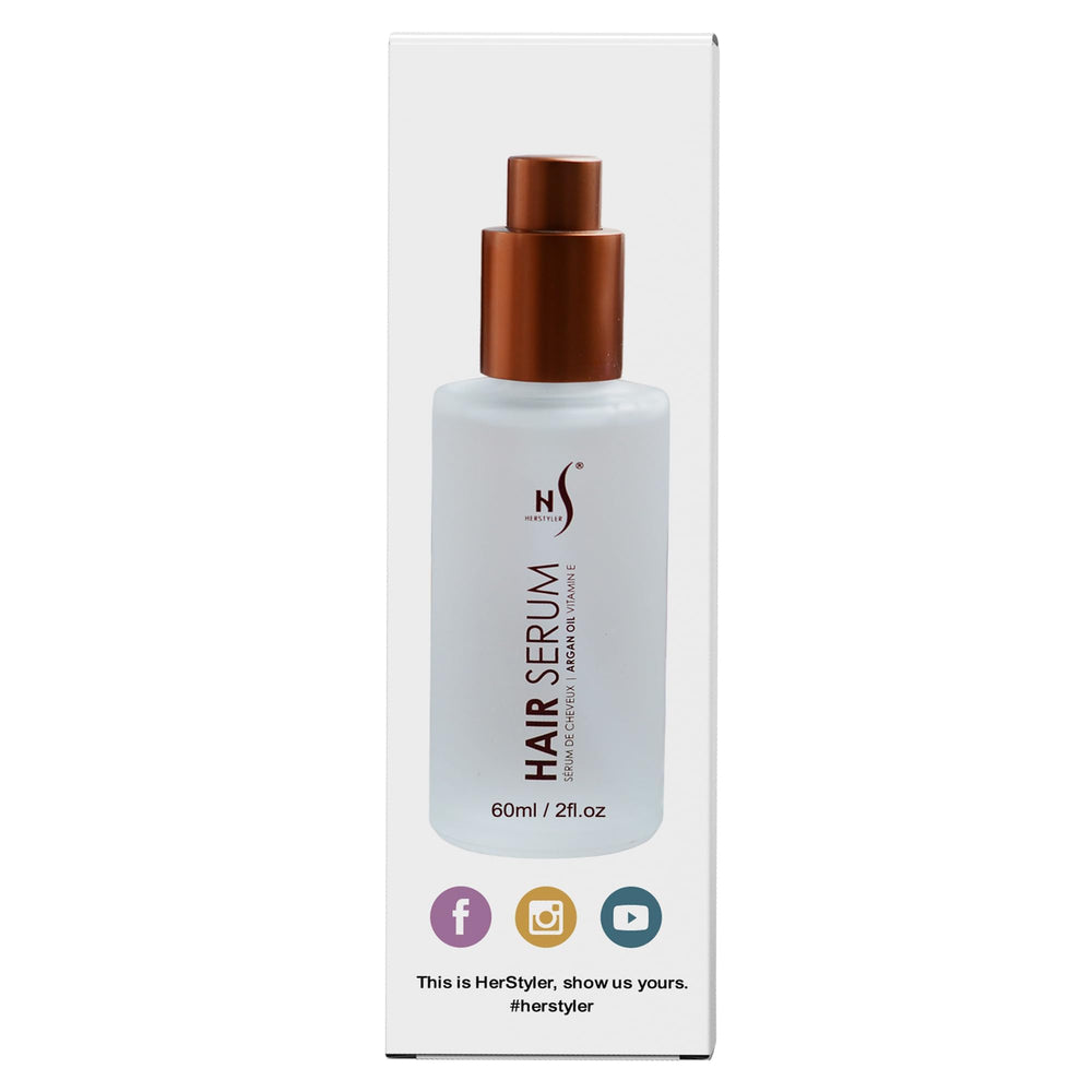 Herstyler Argan Oil Serum paquete de dos para ahorro y consistencia.