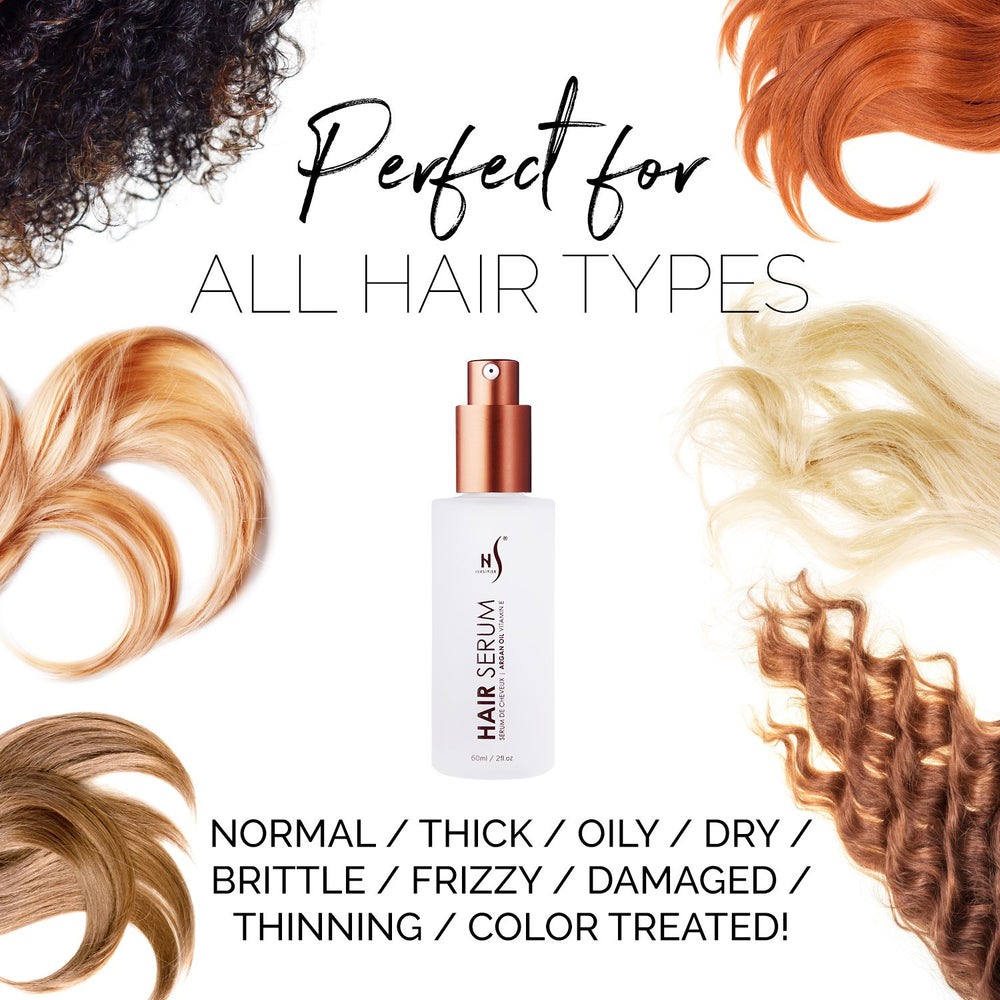 Herstyler Argan Oil Serum uso diario para cabello sin frizz.