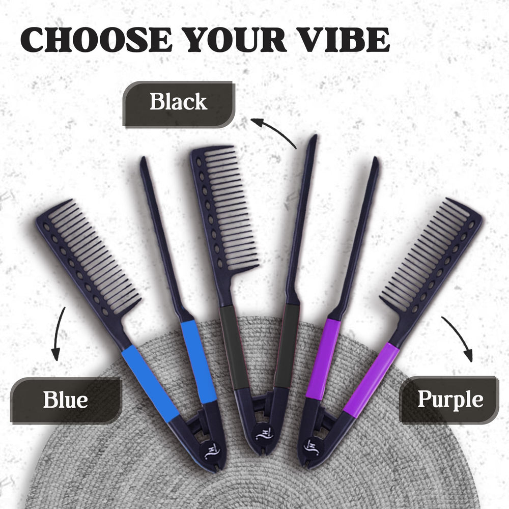 HerStyler hair straightening comb for quick touch-ups and refreshes