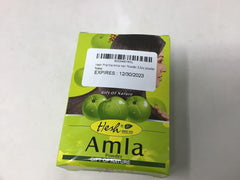 Polvo fino de Amla de Hesh Pharma para aplicación suave en el cabello.