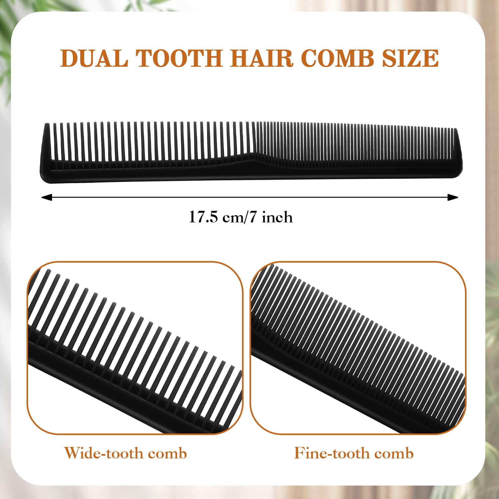 Hestya 36-pack pocket-size combs for easy carry during travel