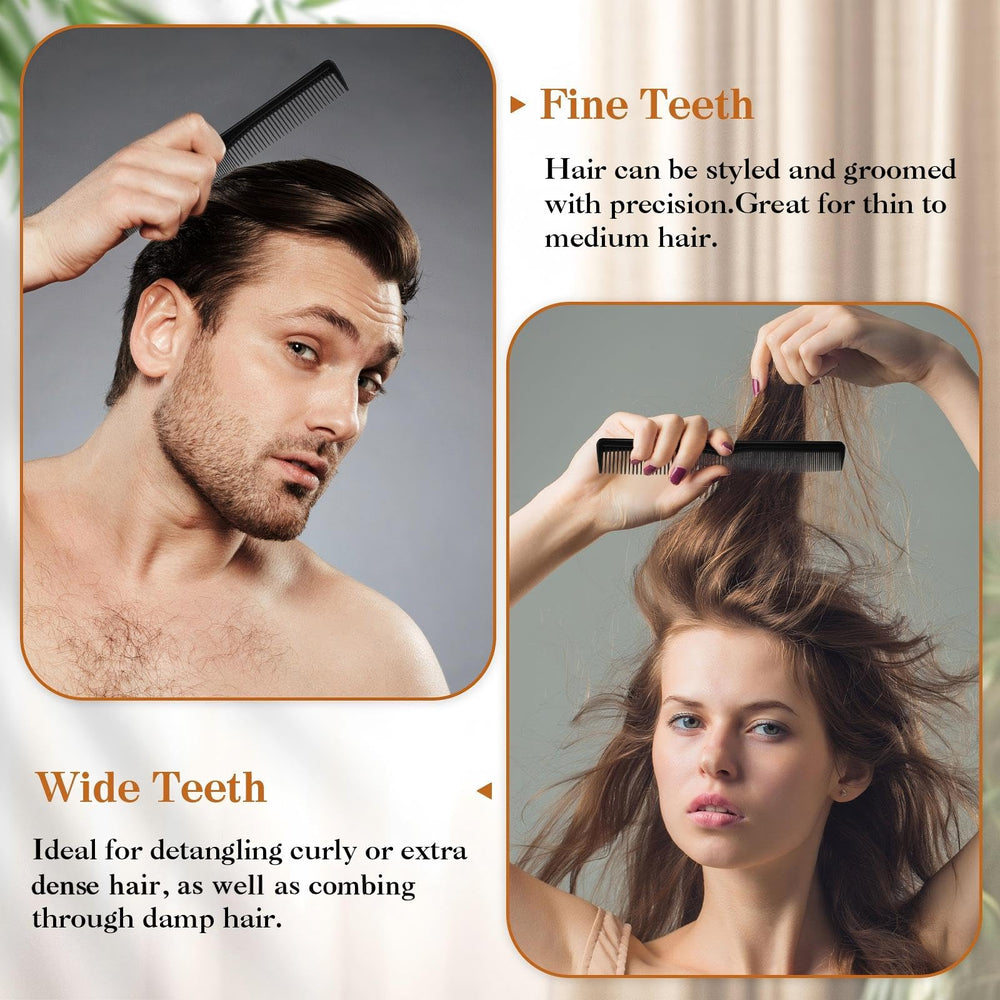 Hestya 36-pack teeth-detail highlights durable, smooth teeth for detangling