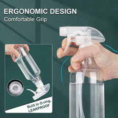 Hethyo multi-purpose spray bottle used for plants, hair, or cleaners.