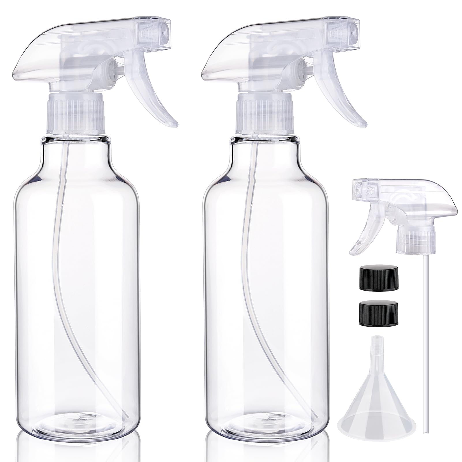 Hethyo 500ml spray bottle with clear body for easy content visibility.