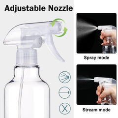 Hethyo adjustable nozzle spray bottle offering mist-to-stream control.