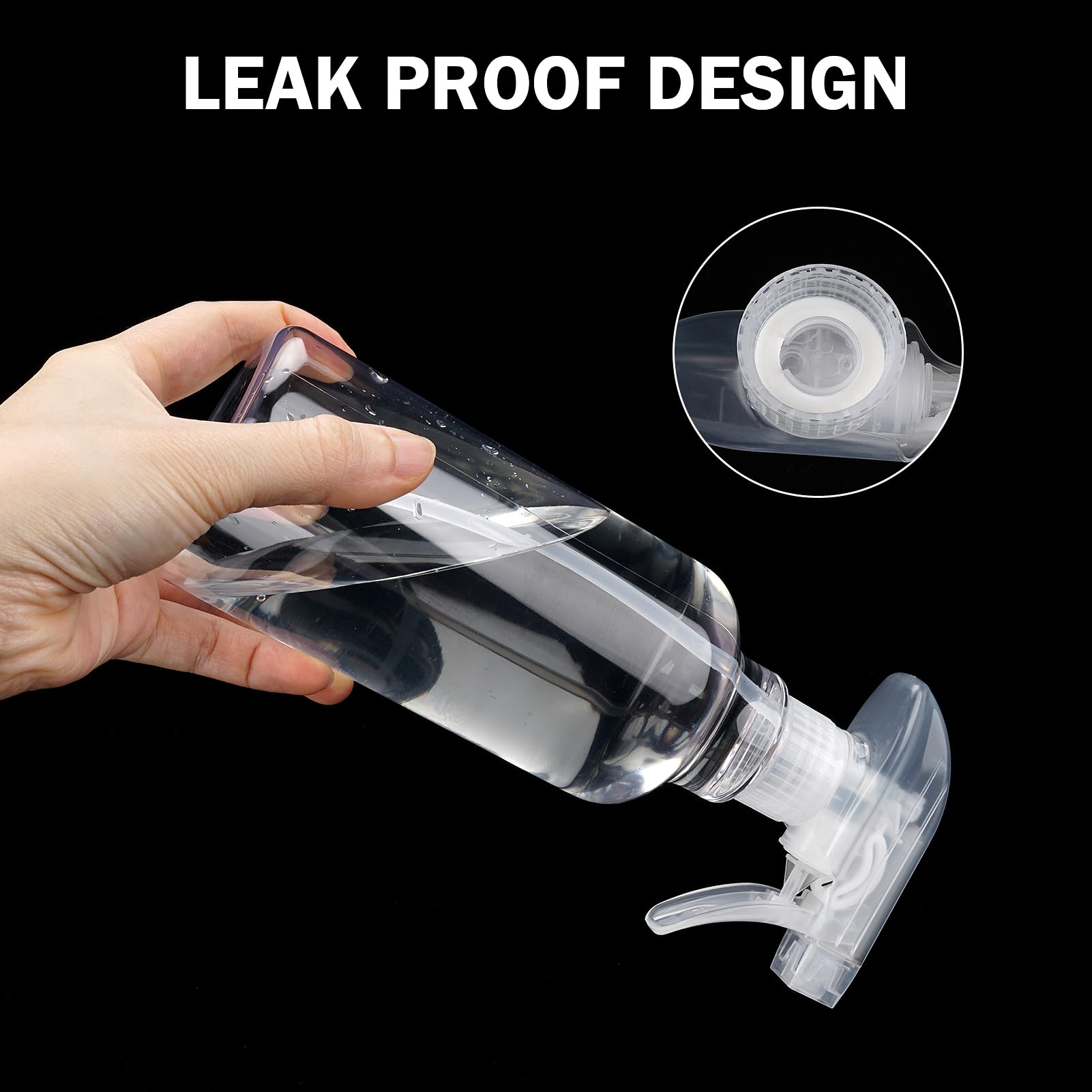 Hethyo included accessories: funnel, extra nozzle, and caps for mess-free refills.